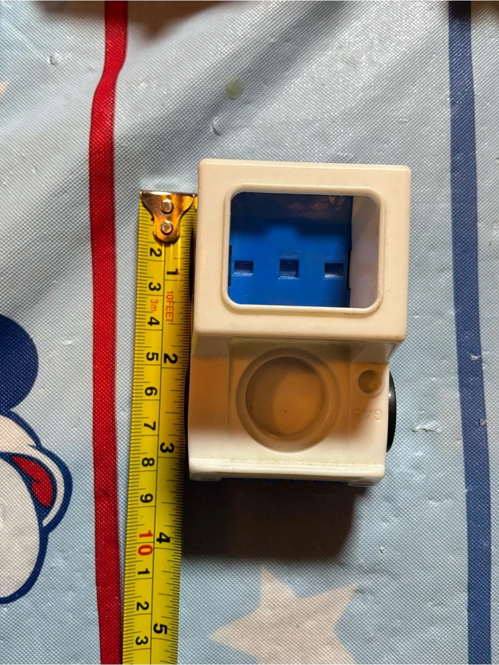 Vintage 1986 fisher price mail car for little people -Preowned